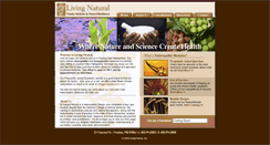 Desktop Screenshot of livingnaturalinc.com